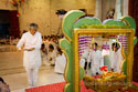 Pujya Deepakbhai Doing Arti of Lord Shree Krishna